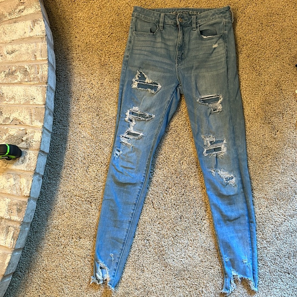 American Eagle super high-rise jeggings